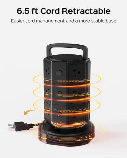 Power Strip Tower Surge Protector