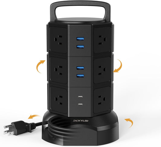 Power Strip Tower Surge Protector